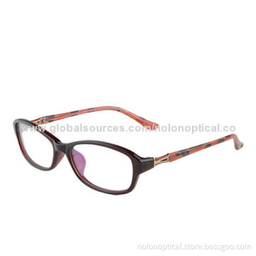 Merchandising Glasses with Semi-translucent Acetate Material